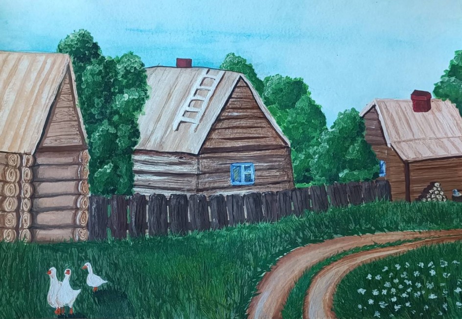 "В деревне"