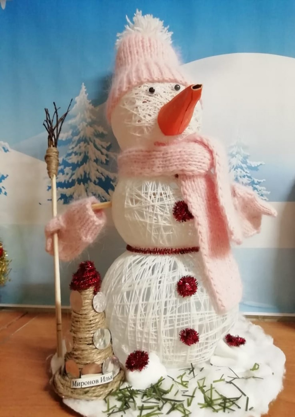 Добрый снеговик
