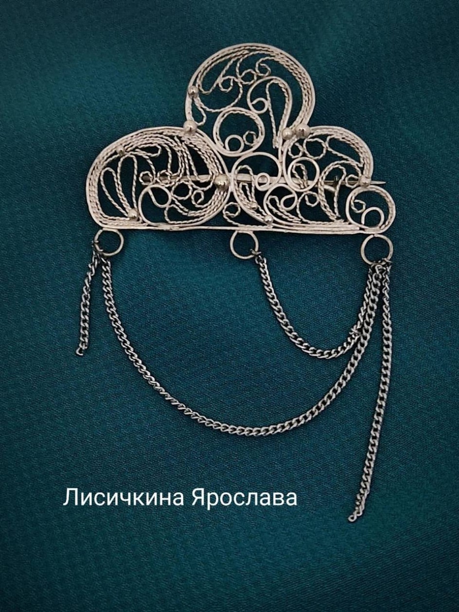 Брошь "Волшебное-Облачко"