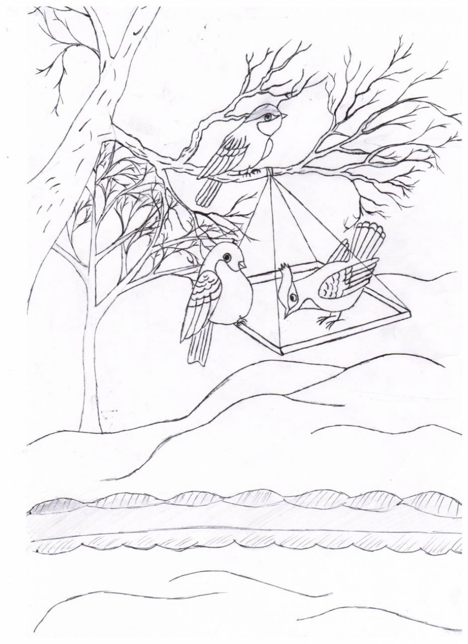 Покормите птиц зимой!