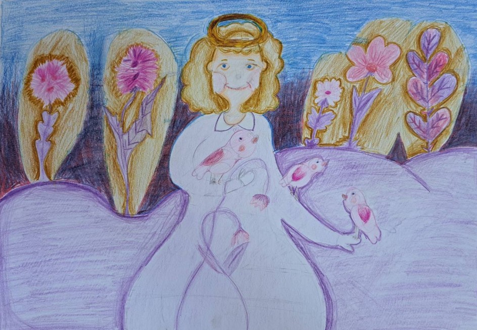 Ангел и птицы