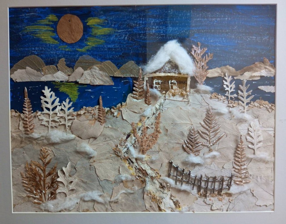 Домик под снежным одеялом