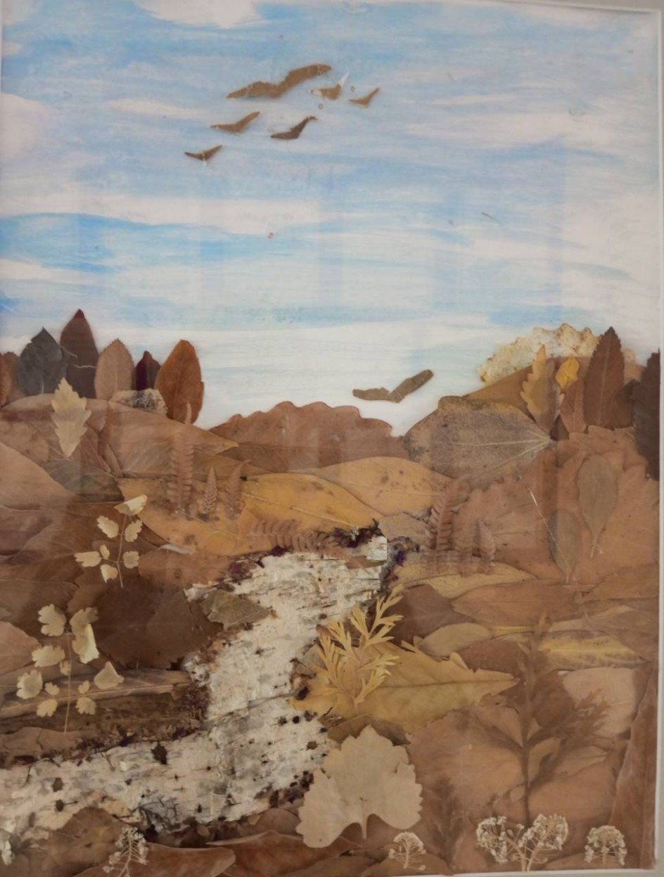 Поздняя осень. Перелет птиц в теплые края.