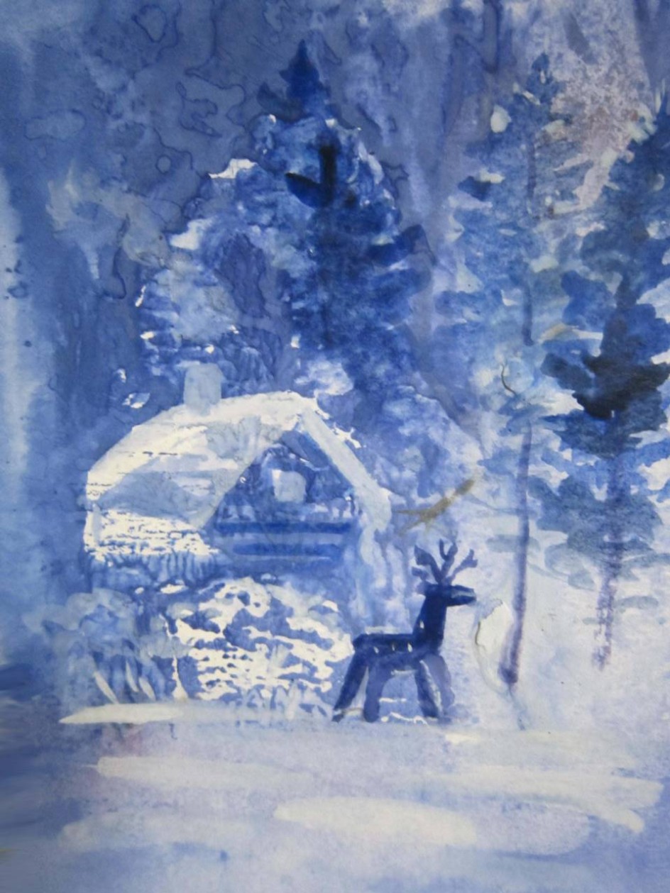 В зимнем лесу
