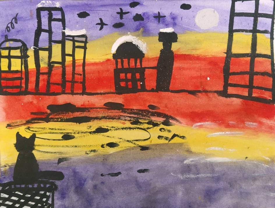 Кот в городе