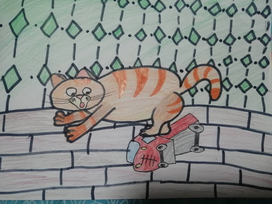 Кот и грузовик