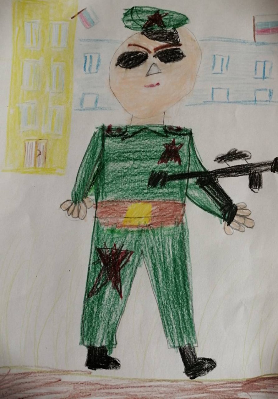 Папа защищает Родину!