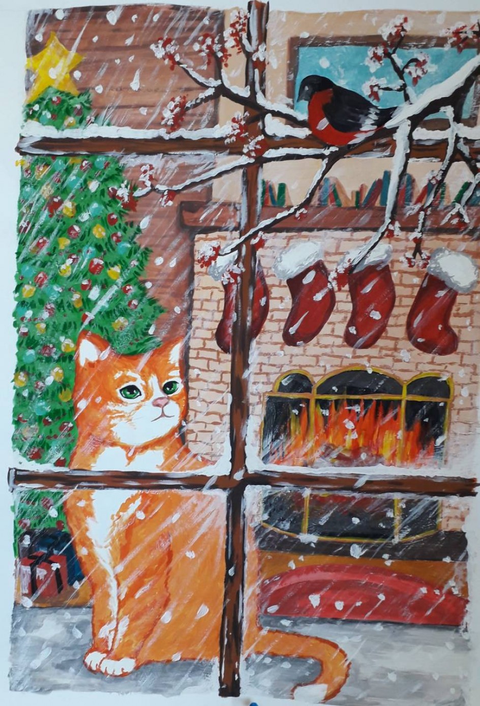 "Кошка за окошком"