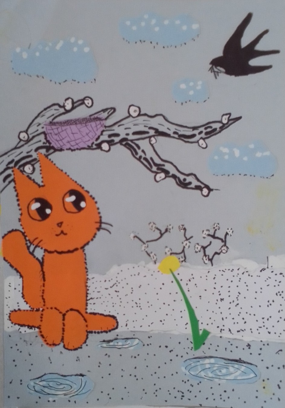 Весенний котик