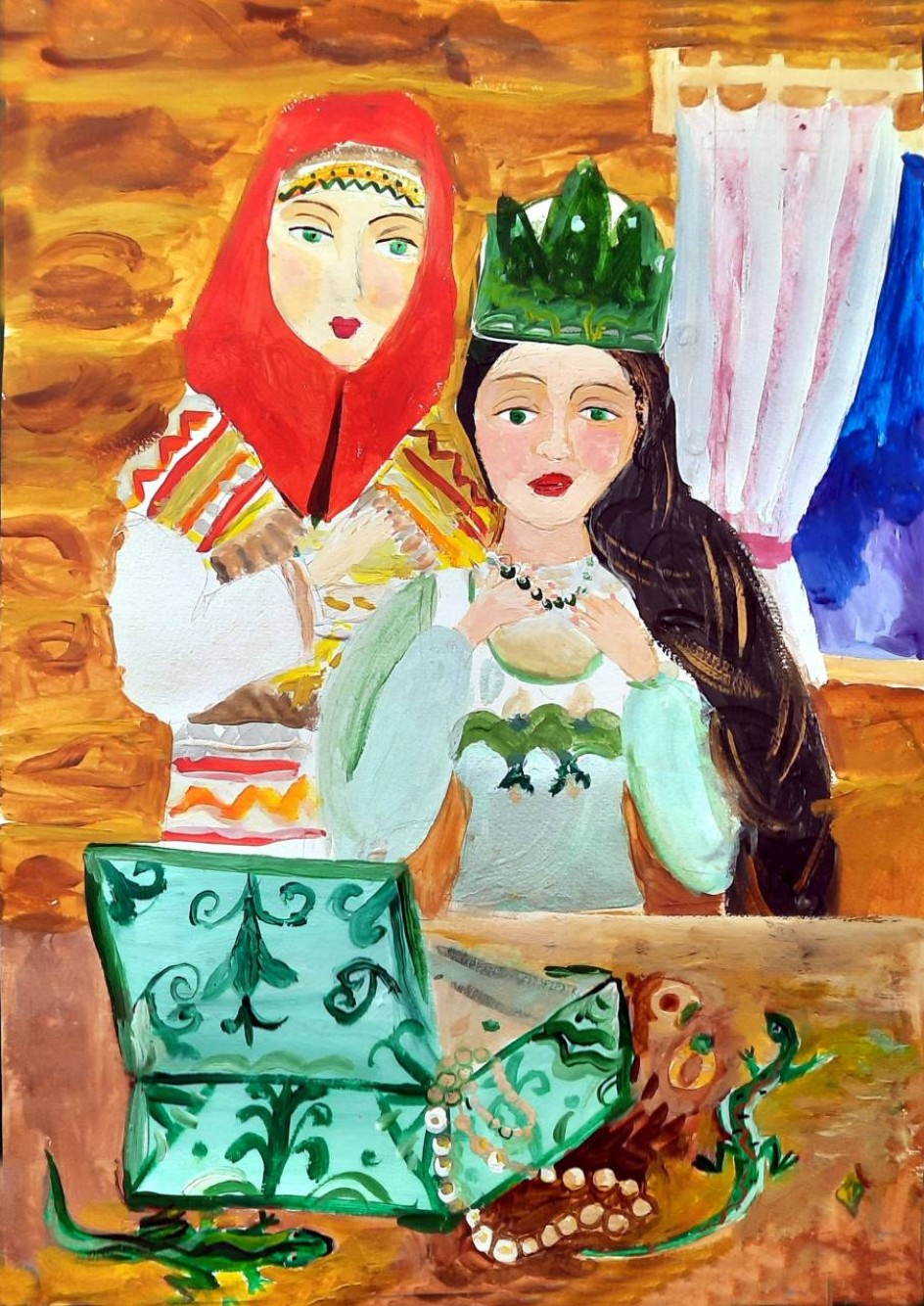 Малахитовая шкатулка