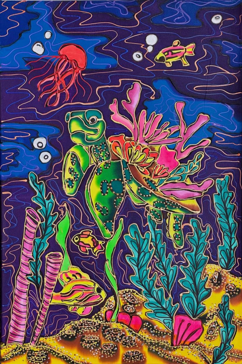 Сказочная морская черепаха