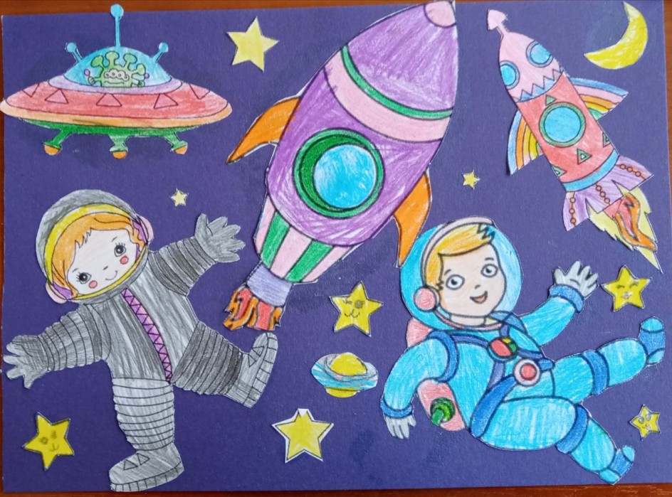 Космический полёт.