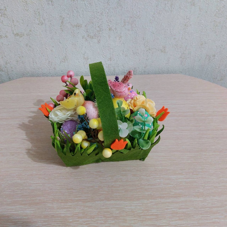 Моя пасхальная корзиночка