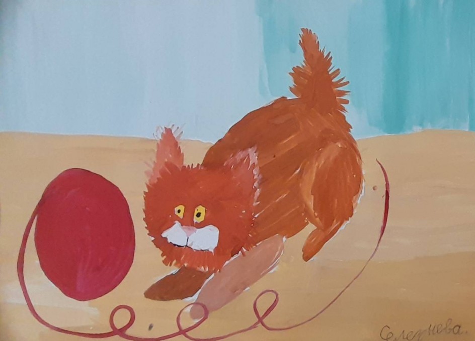 Котенок и клубок