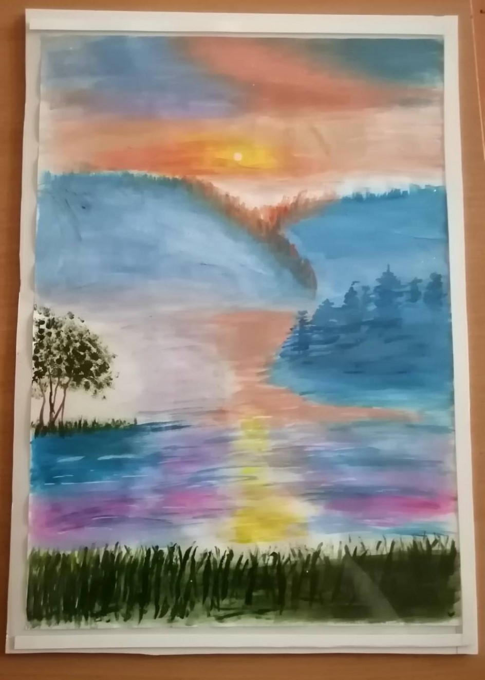 Закат за горами