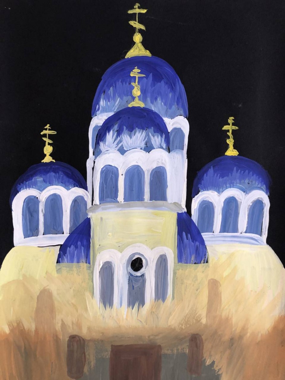 «Новочеркасский собор ночью»