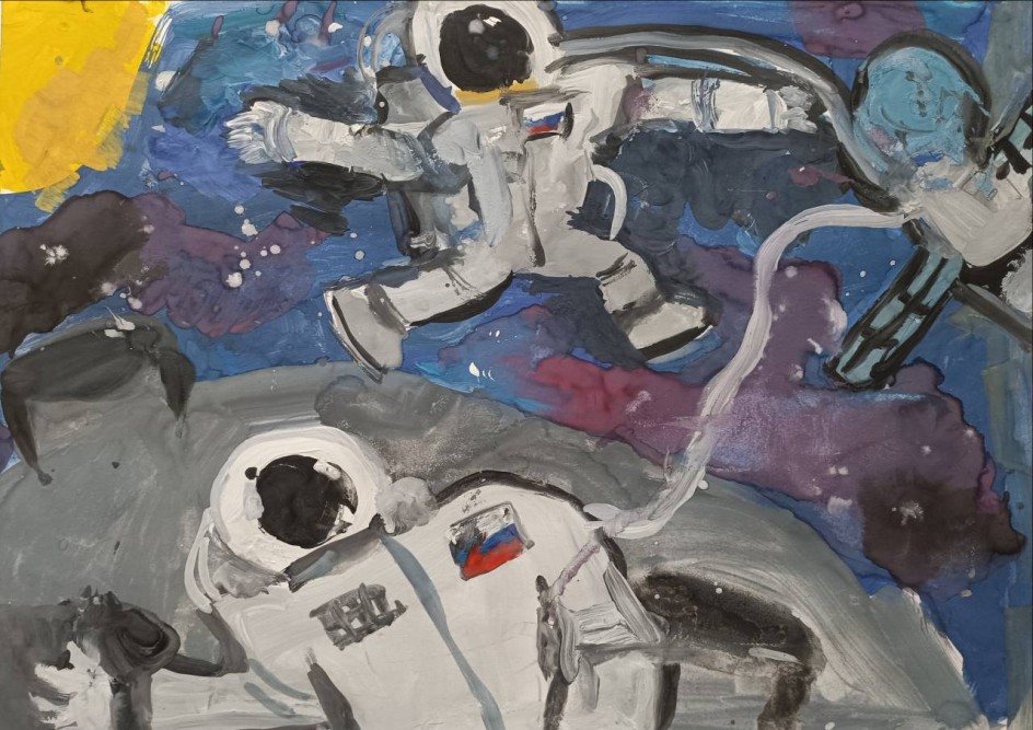 Выход в бескрайний космос