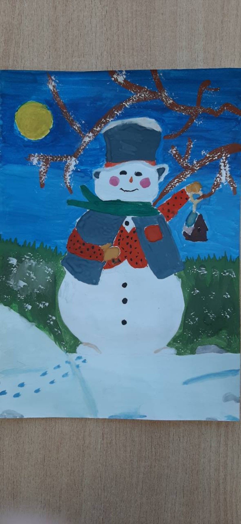 Снеговик-почтовик.