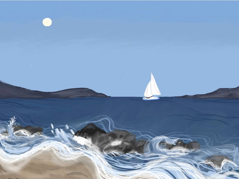 Море волнуется