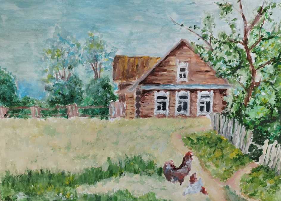 "В деревне"