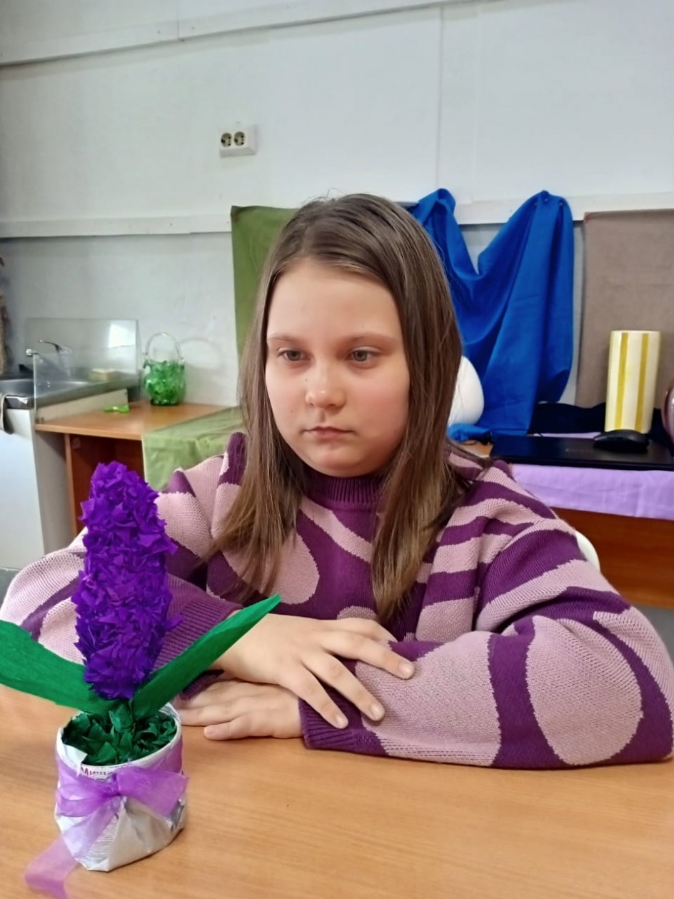 "Гиацинт" (в технике торцевания)