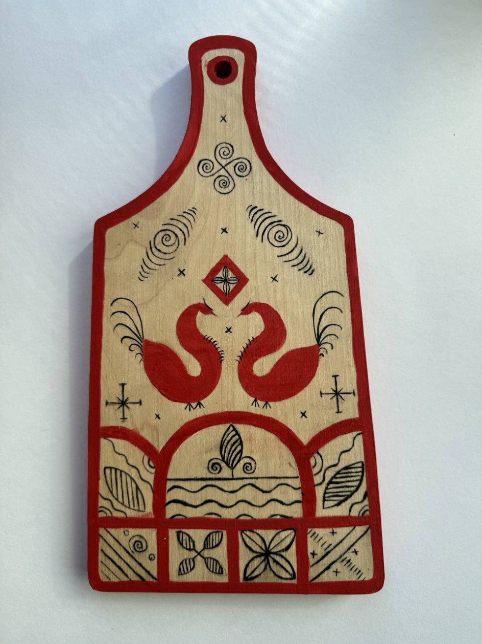 Мезенская роспись