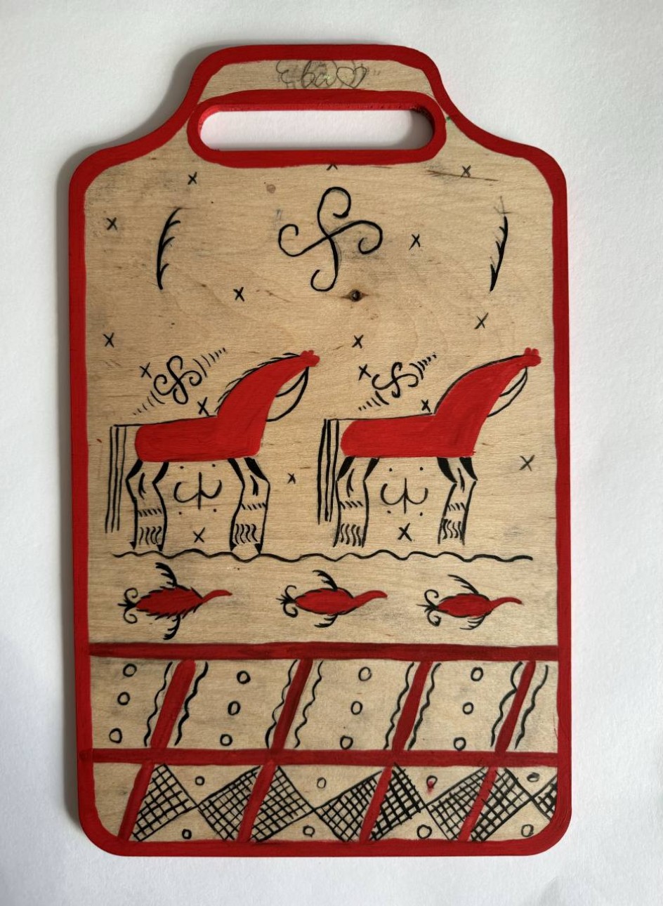 Мезенская роспись