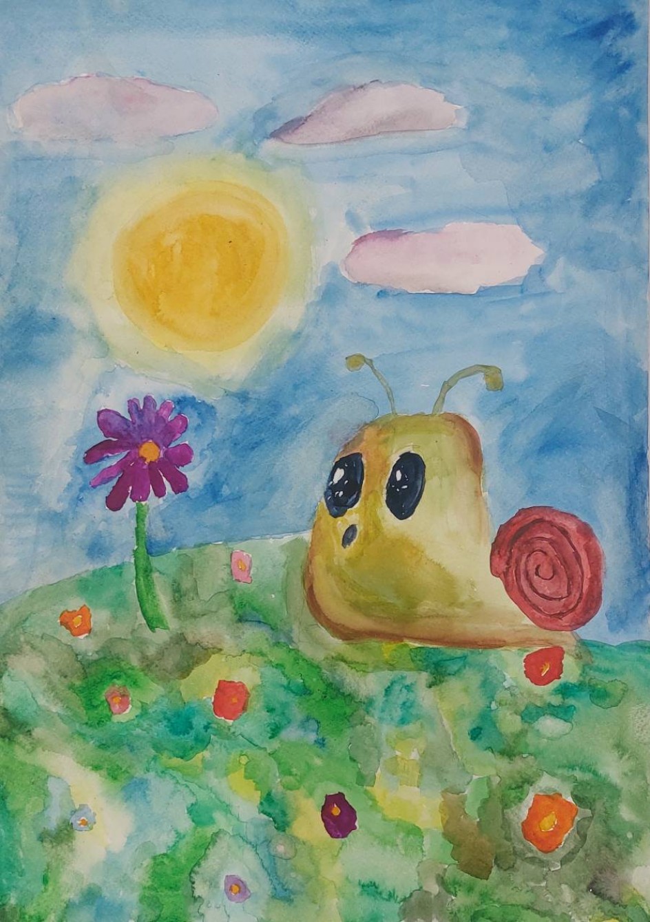 Крошка Мю нашёл большой цветок