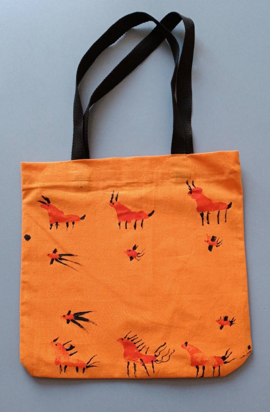 Шопер с конями и ласточками