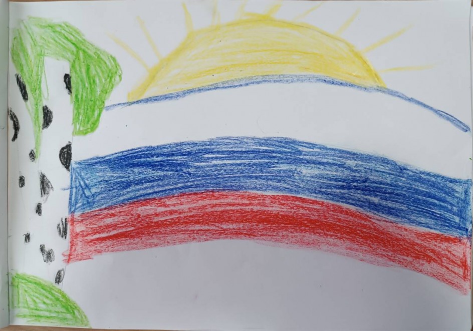 Восход над флагом