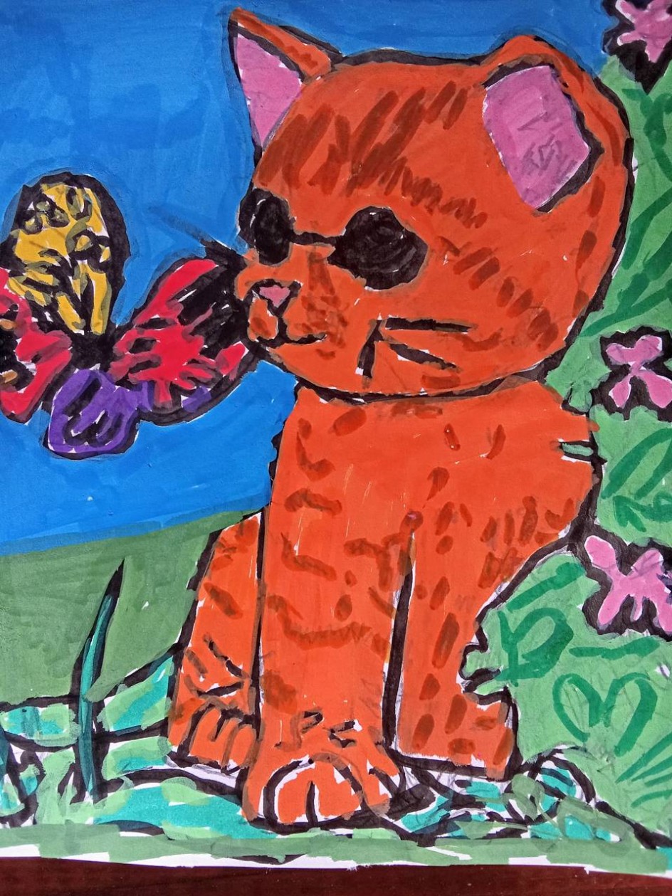 Рыженький котенок