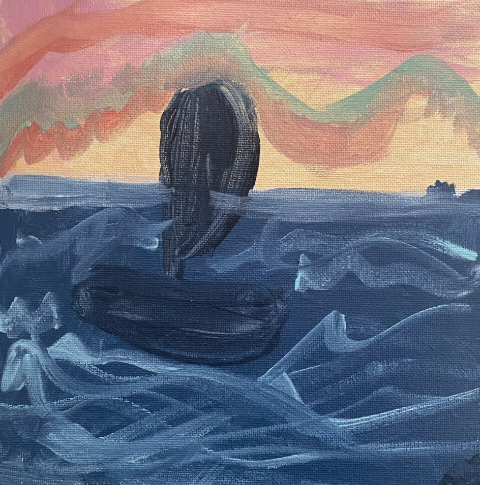 Закат на море