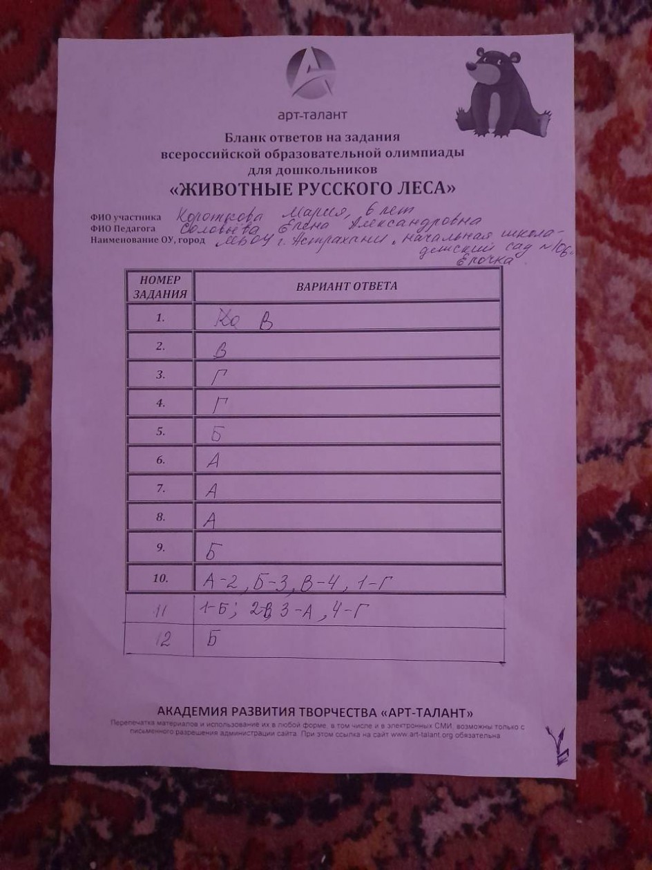 Животные русского лета