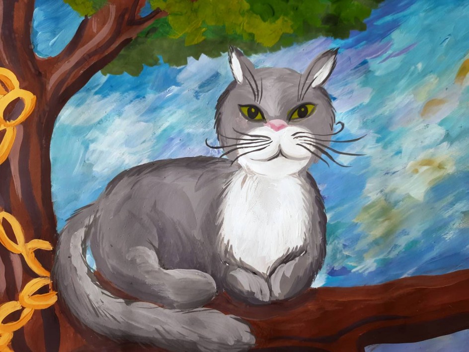 Кот учёный