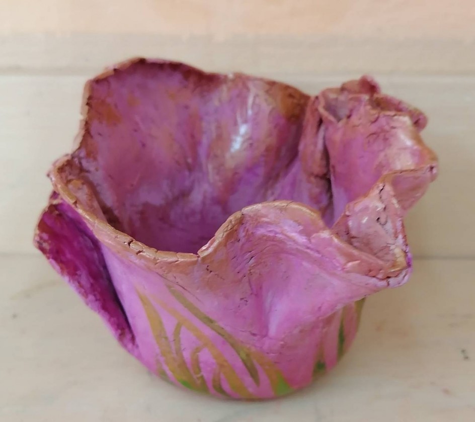 Чашка"Розовый цветок"