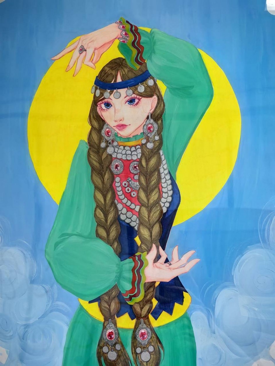 Башкирская девушка