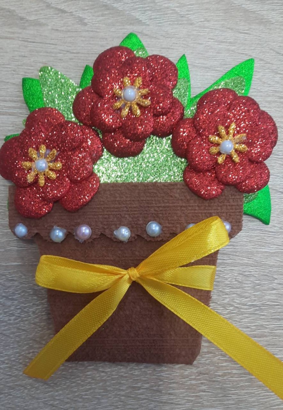 Открытка из фоамирана