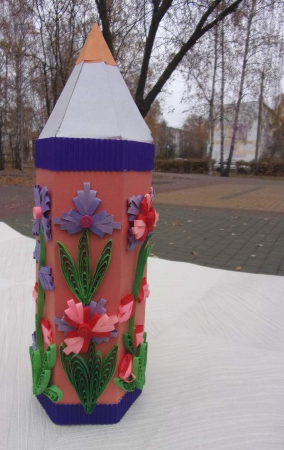 «Цветочный  объемный карандаш»