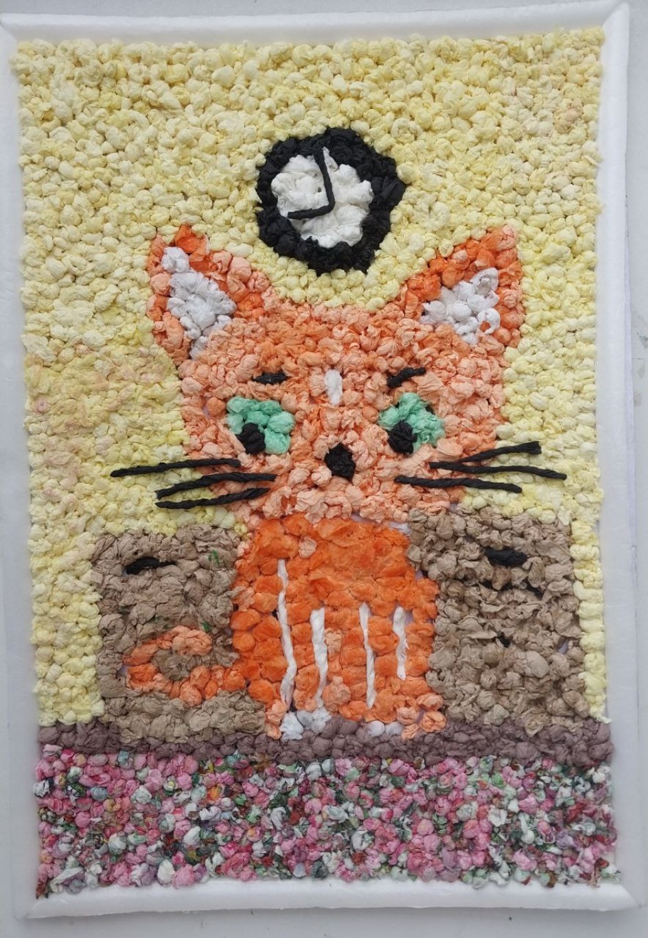 Веселый котик Мандарин