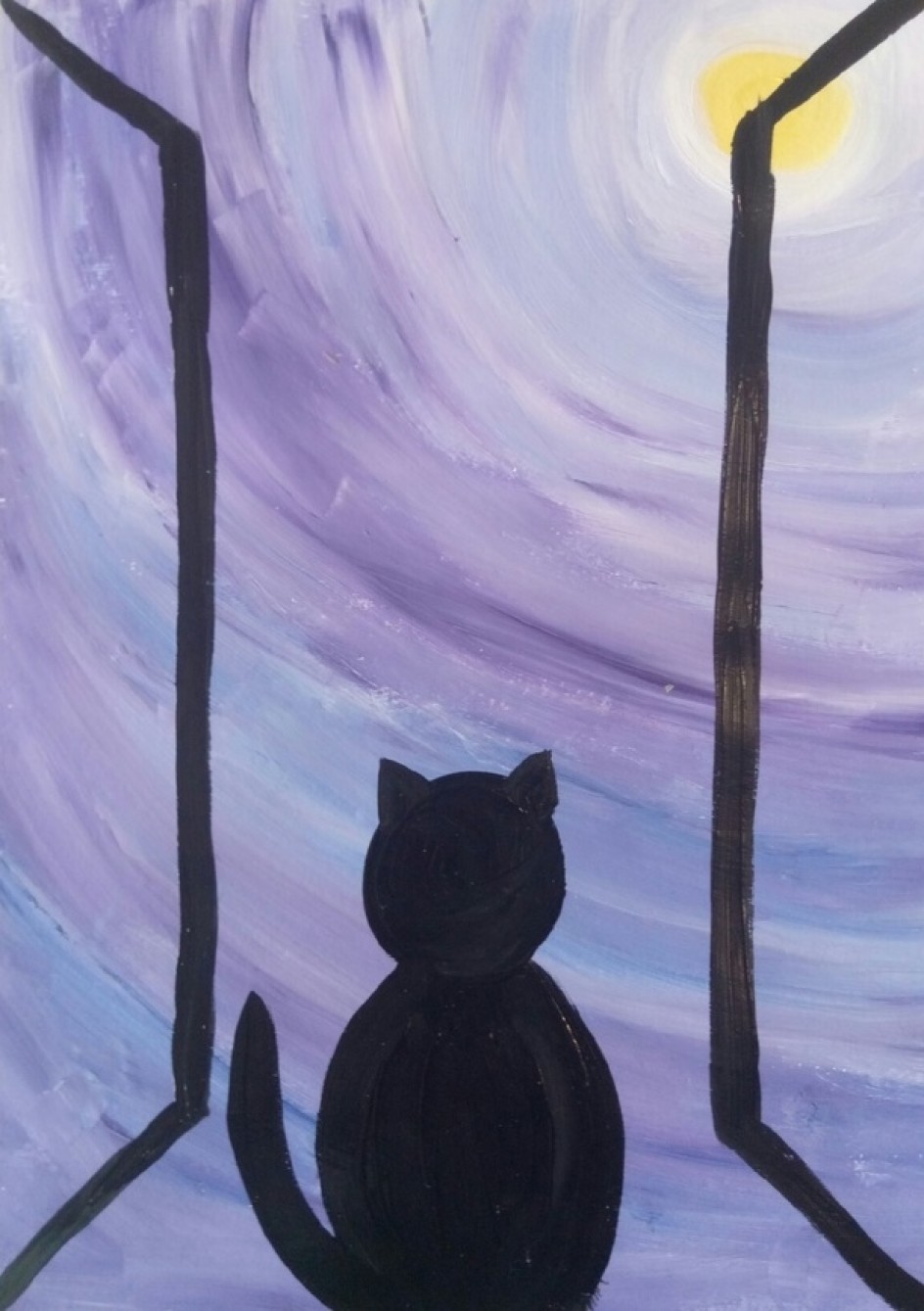 "Кошка на окошке"