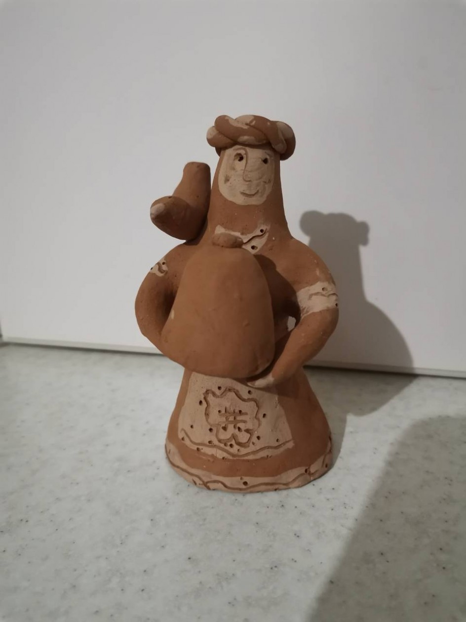 "Каравайка", игрушка - колокольчик - свисток.