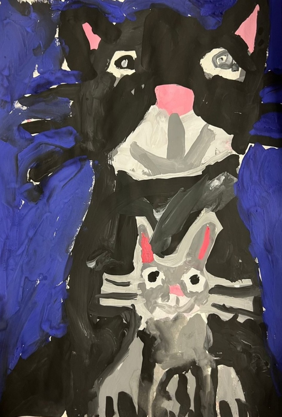 "Кошка с котенком"