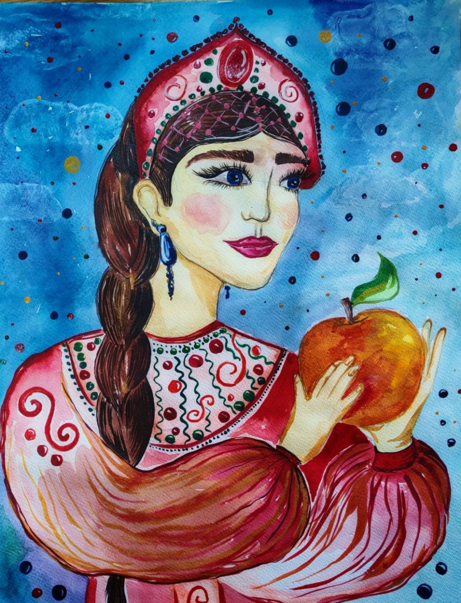 "Царевна и яблоко"