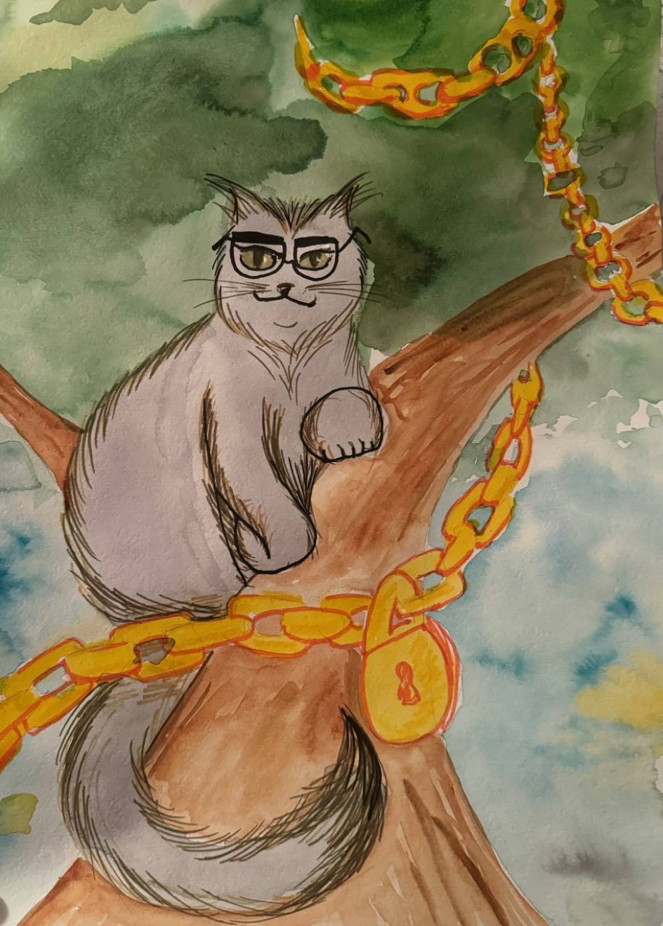 Кот ученый