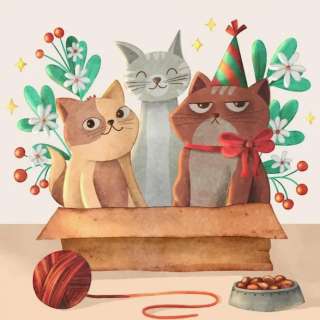 Международный творческий конкурс, посвященный Дню кошек «»